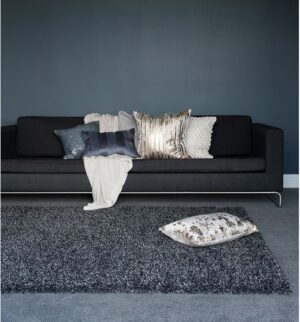 Gladstone Lead Polyprop Shaggy Rug 1.6X2.3M