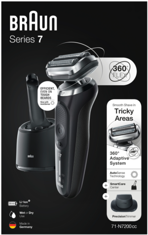 Braun S7 Wet & Dry Shaver With 4In1 Smartcare Cent
