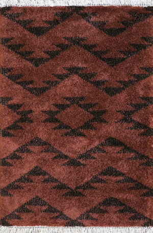 Intrepid Ankara Terracotta Fringed Rug 1.6X2.3
