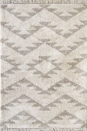 Intrepid Ankara Fawn Fringed Rug 1.6X2.3M