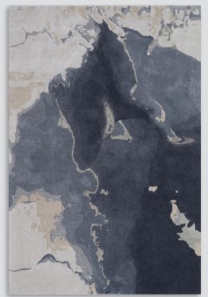 Basalt 70:30 Wool Viscose Rug 18Mm Pile 1.6X2.3M