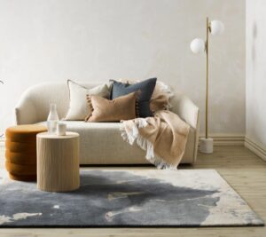 Basalt 70:30 Wool Viscose Rug 18Mm Pile 2.0X3.0M