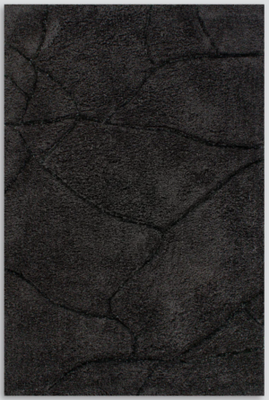 Aria Charcoal Shaggy Carved Floor Rug 1.6X2.3M