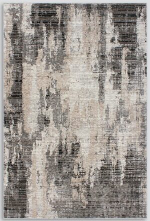 Juniper Taupe Black Textured Floor Rug 1.6X2.3M