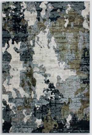 Emery Ink Olive Textured Floor Rug 1.6X2.3M