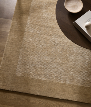Mayfair Wheat Linen & Wool Floor Rug 250X350