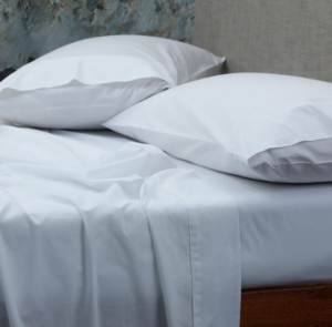 Pure Cotton Single White 250Tc Sheet Set
