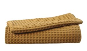 Wanaka Waffle Leather Throw 170X240