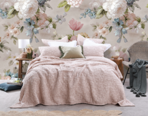 Livie Cameo Cotton Jacquard Bedspread King
