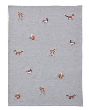 Woodland Wanderers 55:45 Linen Cotton Teatowel 50X
