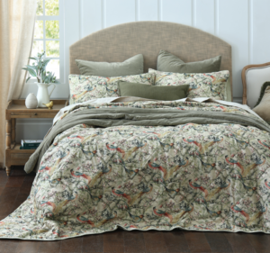 Aravelli Quilted Linen Cotton King Bedspread Set