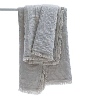 Mayen Natural Washed Cotton Throw 150X200Cm