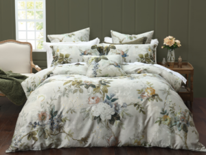 Zinnia 300Tc Cotton Sateen King Duvet Cover Set
