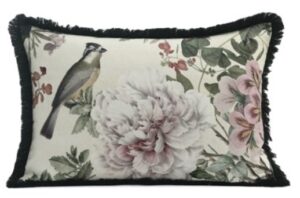 Viola Linen Cotton Cushion 60X40Cm