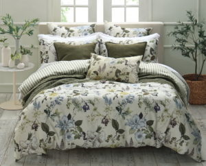 Sanctuary 300Tc W/Striped Reverse King Duvet Cove