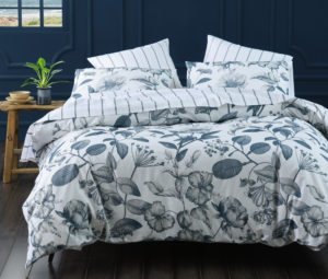 Botanical Bluestone 250Tc Cotton Percale King Duve