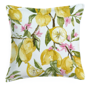 Limone Linen Cotton Cushion 50x50Cm