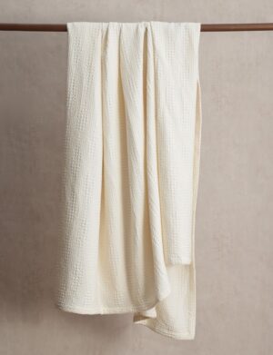 Ansel Whisper Cotton Waffle Throw 150X200