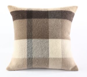 Lodge Mocha Lambswool 260Gsm Cushion 50X50Cm