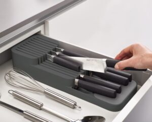 Joseph Joseph In Drawer Knife Organiser Grey