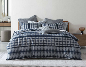 Boyd Ink Jacquard King Duvet Cover Set