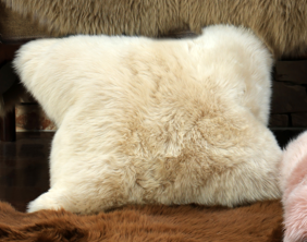 Linen Nz Sheepskin Feather Filled Cushion 50X50Cm