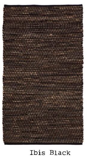 Ibis Black Handmade Jute Rug 1.52X2.45M