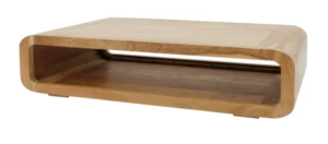 Noah Oval Natural Acacia Coffee Table 120x60x32H