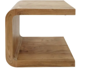 Noah Natural Acacia Side Table 49x45x45H