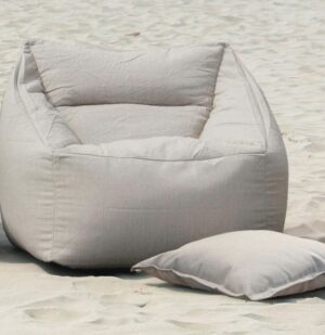 Kalo Outdoor Bean Chair Putty Takes 250Lt Unfilled