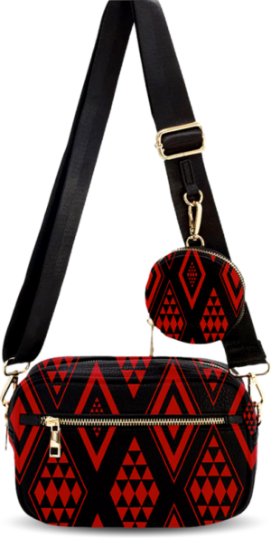 Ponsonby River Jayden Red Shoulder Bag 22X14X9Cm