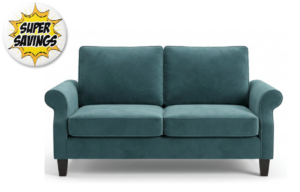 Alice 2.5 Seater In Poeme Sea Green Fabric