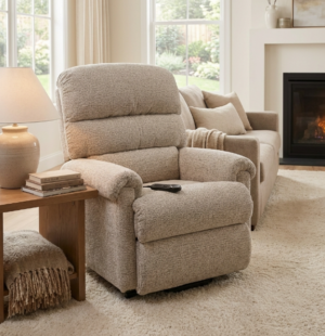 Alto La Z Boy Plat Lifter Hampton Wheat Fabric