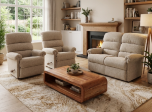 Alto 2 Seater Static +R +R Hampton Wheat Fabric