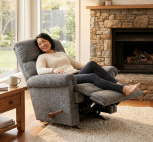 Alto Std La Z Boy Recliner Hampton Graphite Fabric