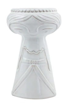Angel Small Planter Ecru Ceramic