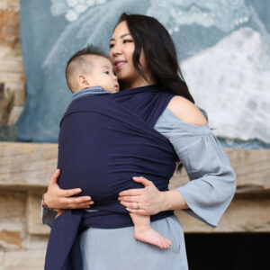 Boba Wrap Navy Stretchy Baby Wrap