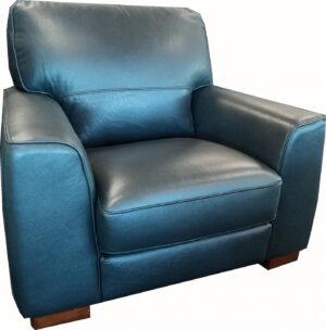 Bacari 1 Seater In Black Leather