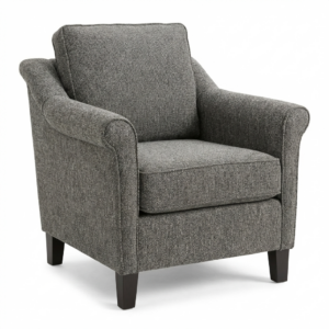 Balmoral 1 Seater In Montague Dark Rock Fabric