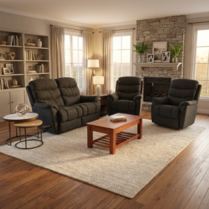 Bartley 2Rr +R +R Lounge Suite In Curious Raven