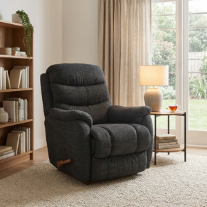 Bartley Std La Z Boy Recliner Curious Raven Fabric