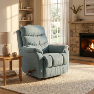 Bartley Std La Z Boy Recliner Curious Teal Fabric