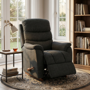 Bartley Xlg La Z Boy Recliner Curious Raven Fabric