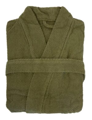 Angove Olive Cotton Robe Large