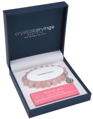 Tree Of Life Rose Quartz Bracelet