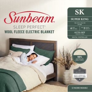 Sleep Perfect E/Blanket Super King Wool Fleece