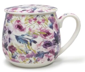 Peonie Rose Bluhen Tea Infuser Mug