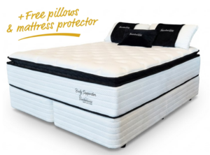 Body Supporter Ct Pillow Top Cali King Matt & Base