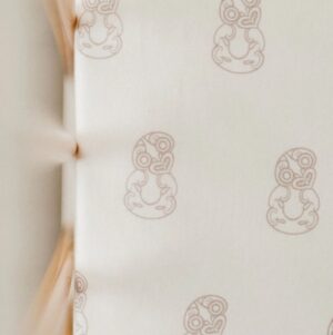 Bo & Ko Tiki Fitted Cot Sheet Mauve 70X130Cm