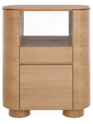 Takita Oak Bar Cabinet W/Oak Top 90X35X110 Due Nov